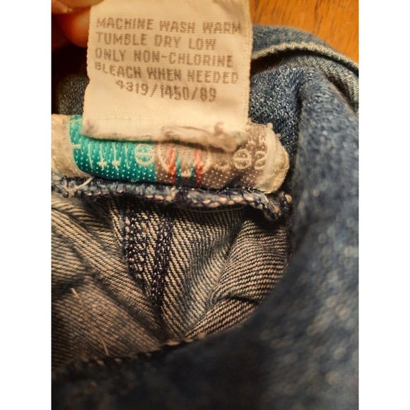 Little Ones Bibs Toddler Girls Denim Overalls Vintage 12 Months - Picture 9 of 9